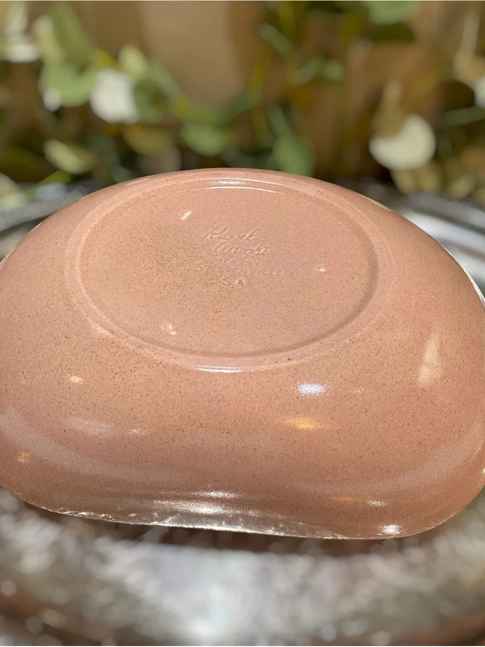 Vintage Russel Wright Large 11” Steubenville Pink Corel American Modern Bowl